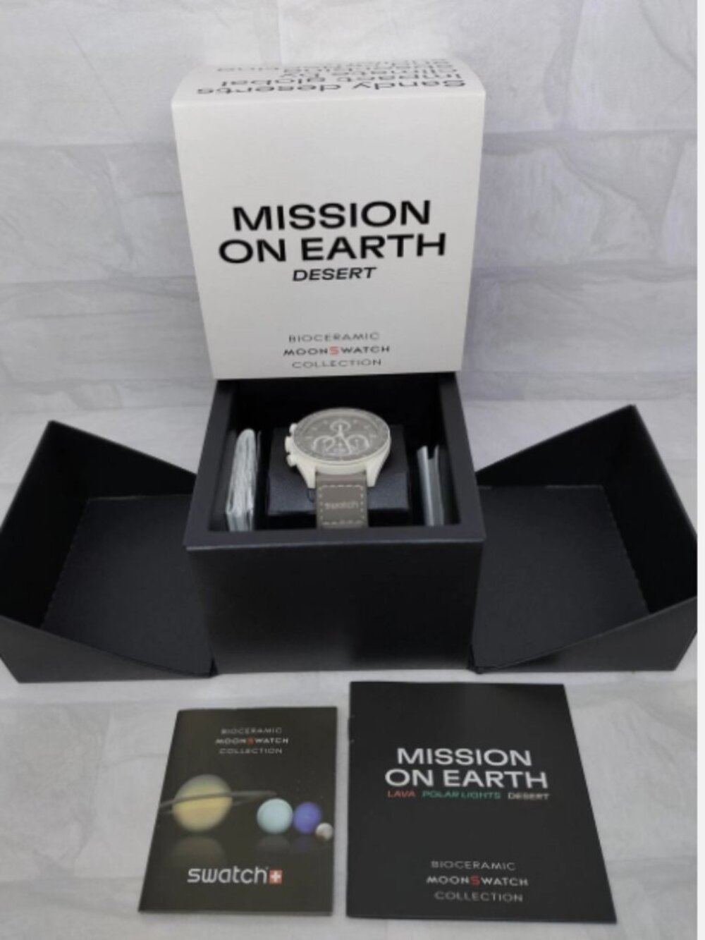 Swatch x OMEGA MoonSwatch Mission on Earth Desert SO33T103 Quartz Chronograph